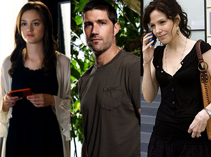 Leighton Meester (Gossip Girl), Matthew Fox (Lost), Mary-Louise Parker (Weeds) Leighton Meester (Gossip Girl), Matthew Fox (Lost), Mary-Louise Parker (Weeds)